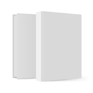 White book Stock Illustration