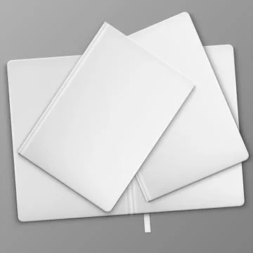 White Books On The Table Stock Illustration