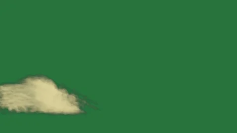 White border and cloud floating in the air on screen smoke coming out black of Stock-Footage 336893212