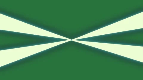 White border and cross on rays pair of scissors isolated on green screen Stock Footage 336855531