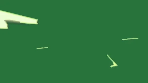 White border and plane flying through the air on screen arrow it lot of sparks 스톡 동영상 336955162