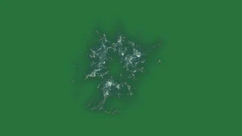 White border and screen an explosion of sparks smoke coming out it image flower Video stock 336855595