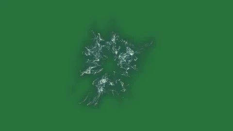 White border and screen lightning effect on it smoke coming out of an image Video stock 336855612