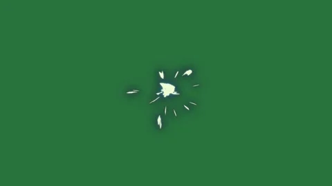 White border and screen star in it the letter o on an image of snowman small Stock Footage 336855604