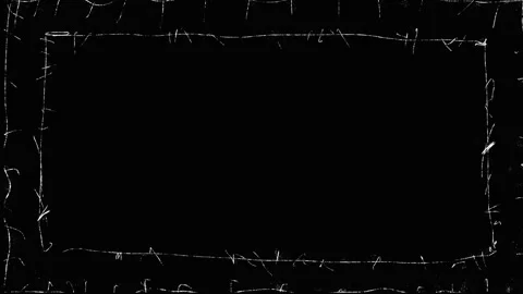 White Border on Black Background Stock Footage 306340412