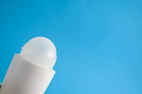 White bottle deodorant Stock Photos