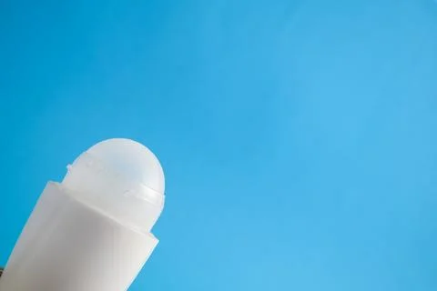 White bottle deodorant Stock Photos