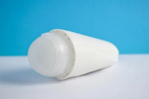 White bottle deodorant Stock Photos