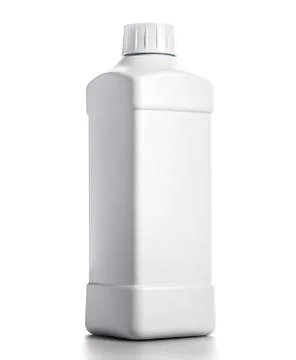 White bottle isolated Stock Photos