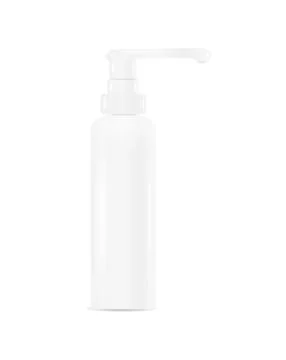 White bottle for liquid soap Stock Illustration