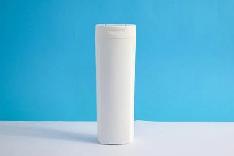 White Bottle shampoo Stock Photos