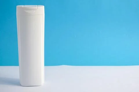 White Bottle shampoo Stock Photos