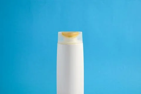 White Bottle shampoo Stock Photos