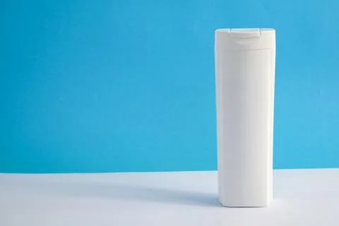 White Bottle shampoo Stock Photos