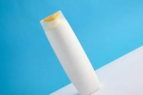 White Bottle shampoo Stock Photos