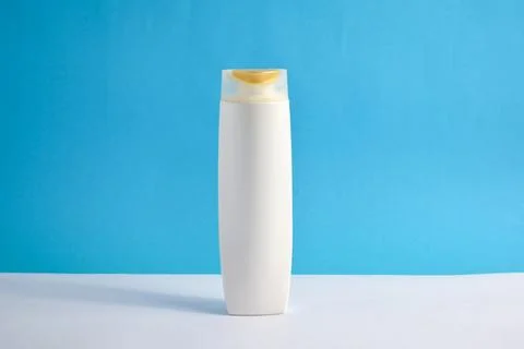 White Bottle shampoo Stock Photos