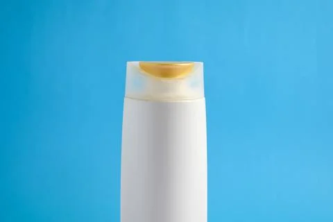 White Bottle shampoo Stock Photos