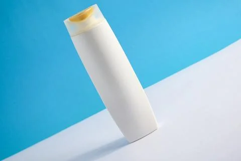 White Bottle shampoo Stock Photos