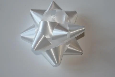 White Bow Stock Photos