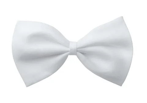 White bow tie Stock Photos