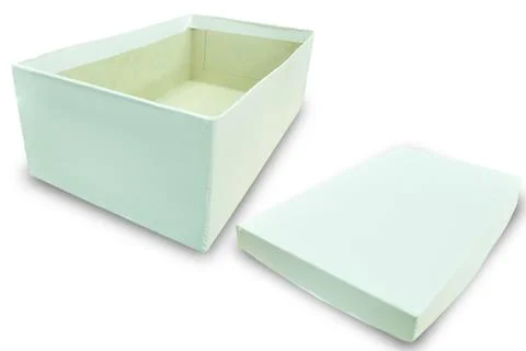 White box with cover. Stock-Illustration