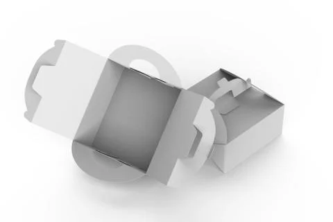 White box with handle Stock Illustration