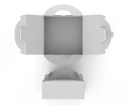 White box with handle Illustration