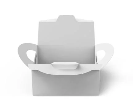 White box with handle 스톡 일러스트