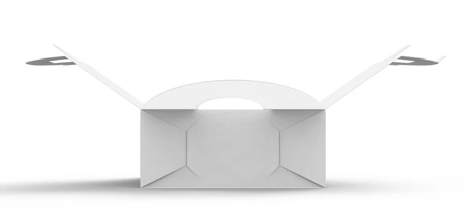 White box with handle イラスト素材
