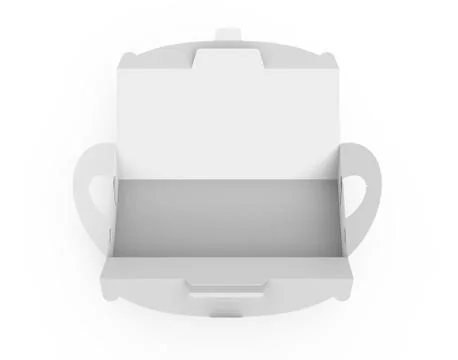 White box with handle Stock Illustration