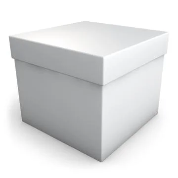 White Box Stock Illustration