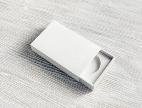 White box mock up Stock Photos