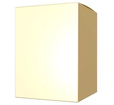 A white box with no writing on it Stock Illustration
