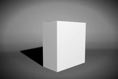 White box opens Video stock 505899