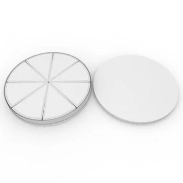 White box for processed cheese Stock Illustration