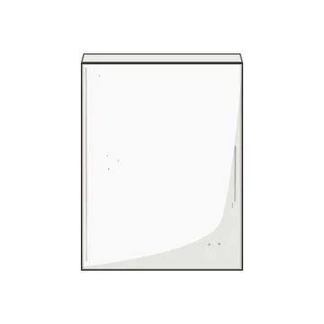 White box template blank product packaging Stock Illustration