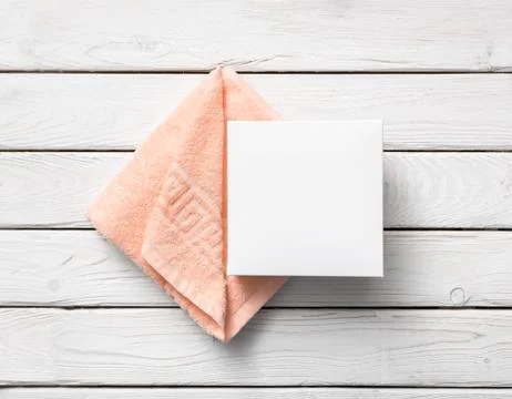 White box on white table Stock Photos