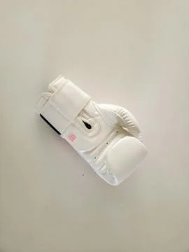 White Boxing Gloves Stock Photos