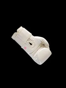 White Boxing Gloves Stock Photos