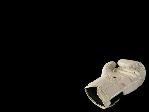 White Boxing Gloves Stock Photos