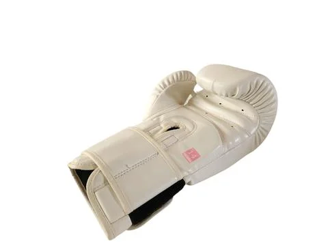 White boxing gloves Stock Photos