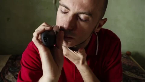 White boy shaving his face timelapse video. 動画素材 72148093