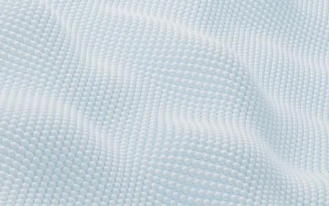 White braided fabric background, 3d rendering. Stock Illustration