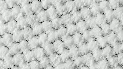 White braided material with an interesting pattern Stock Footage 320137706