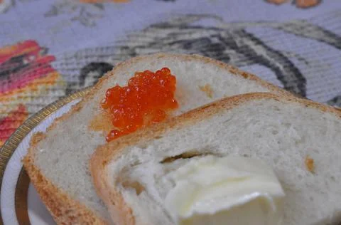 White bread on a board Stock Photos