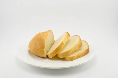 White bread chopped Foto stock