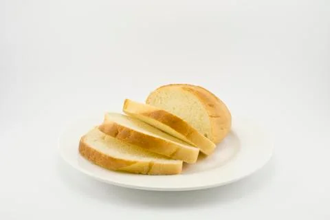White bread chopped Stock Photos