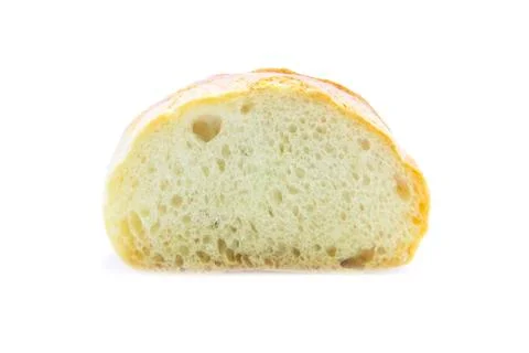 White bread cross section sliced ingredient Stock Photos