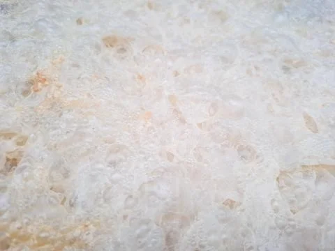 White bread crumb texture with soft porous details, photographed indoors in.. Foto stock