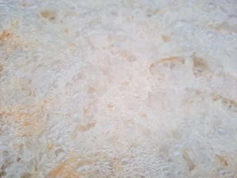 White bread crumb texture with soft porous details, photographed indoors in.. Stock Photos